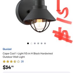 Quoizel Cape Cod 1 -Light 9.5-in