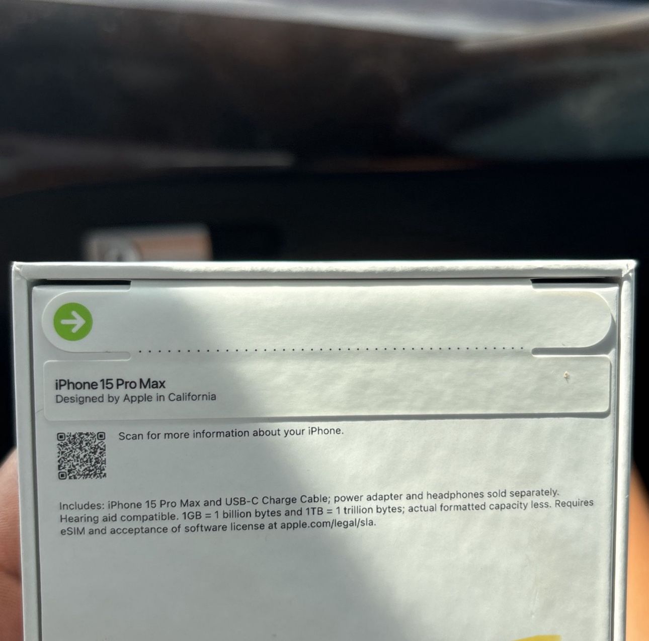 iPhone 15 Pro Max Blue Titanium 256gb
