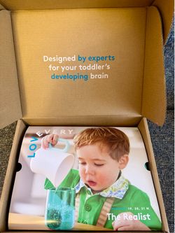 Lovevery – The Realist Play Kit (19–21 Months) – Almost Complete (Missing 2 Cups = Lower Price)