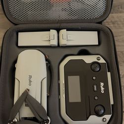 Ruko F11PRO 2 Drone with 6K Camera for Adults, 3-Axis Gimbal, 4K/30fps Video, 70-Min Flight Time with 2 Batteries, 10000ft FPV Transmission Profession