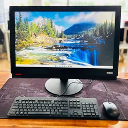 Lenovo ThinkCentre TouchScreen All IN ONE PC Core i5-7500 3.40Ghz 16GB RAM 256GB SSD
