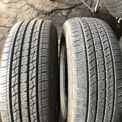 2 TIRES 235/60/18” $100 FREE INSTALLATION ALSO HAVE OTHER SIZES AVAILABLE 