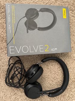Jabra Evolve 2 40 SE wired headphones with Mic