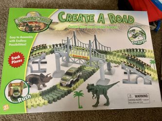 Dino Train Set & Create A Road Jurassic Set