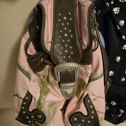 pink camouflage bag 