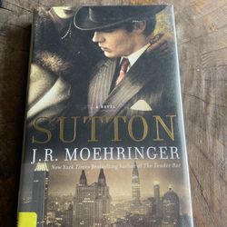 Hardcover novel Sutton