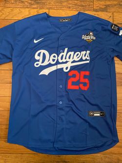 Blue Los Angeles dodgers Edman World Series jersey