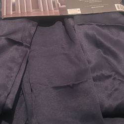 Vince Camuto Navy Curtains- 4 Panels 