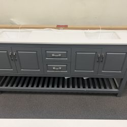 72 Inch Vanity With Quartz Top