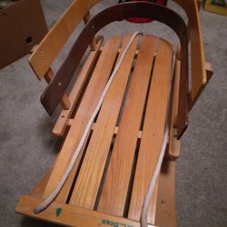 L L Bean Childs Wood Sled Sleigh