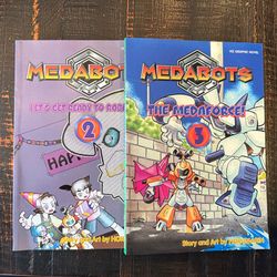 RETRO MANGA DROP! Medabots Vols 2 & 3 MATCHED FIRST EDITIONS Bundle