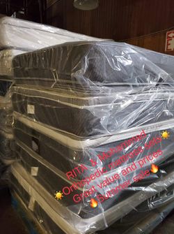 Orthopedic mattress and box spring
