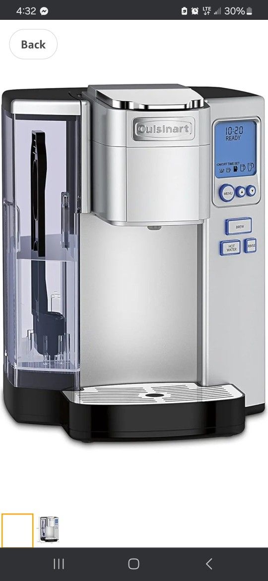Cuisinart Premium Single Serve Coffeemaker