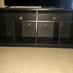 black tv stand