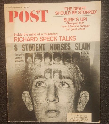 1967 Saturday Evening Post Re: Richard Speck Coverage