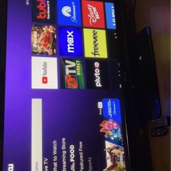 Panasonic 55” Had Plasma Tv Used With Roku Smart Device