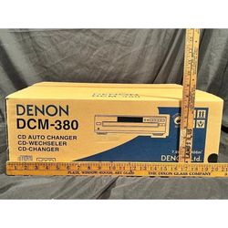 Denon DCM-380 5 Disc CD Compact Disc Changer Player - NEW IN BOX