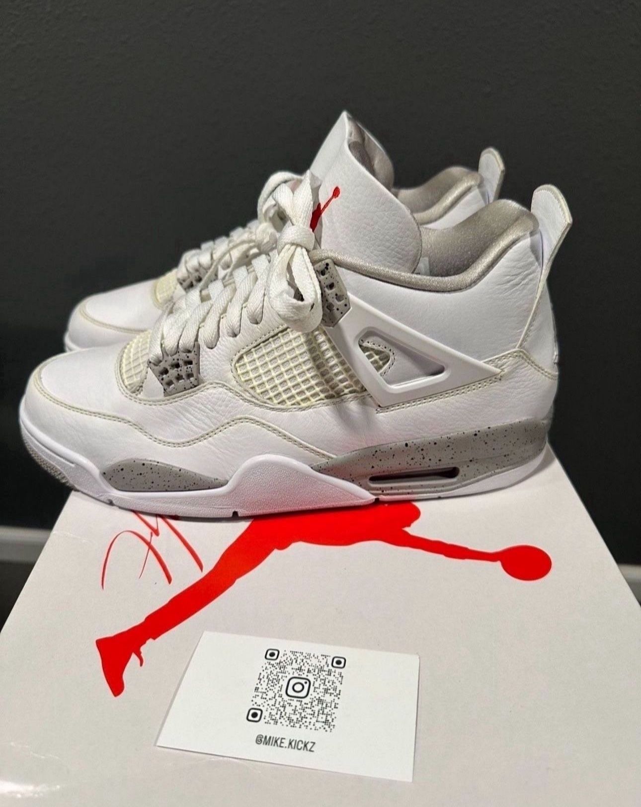 Jordan 4 White Oreos