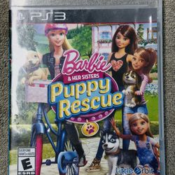 Barbie & Her Sisters Puppy Rescue (Sony PlayStation 3, 2015) CIB TESTED