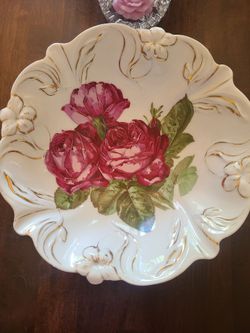 L. D'Amato rose porcelain bowl
