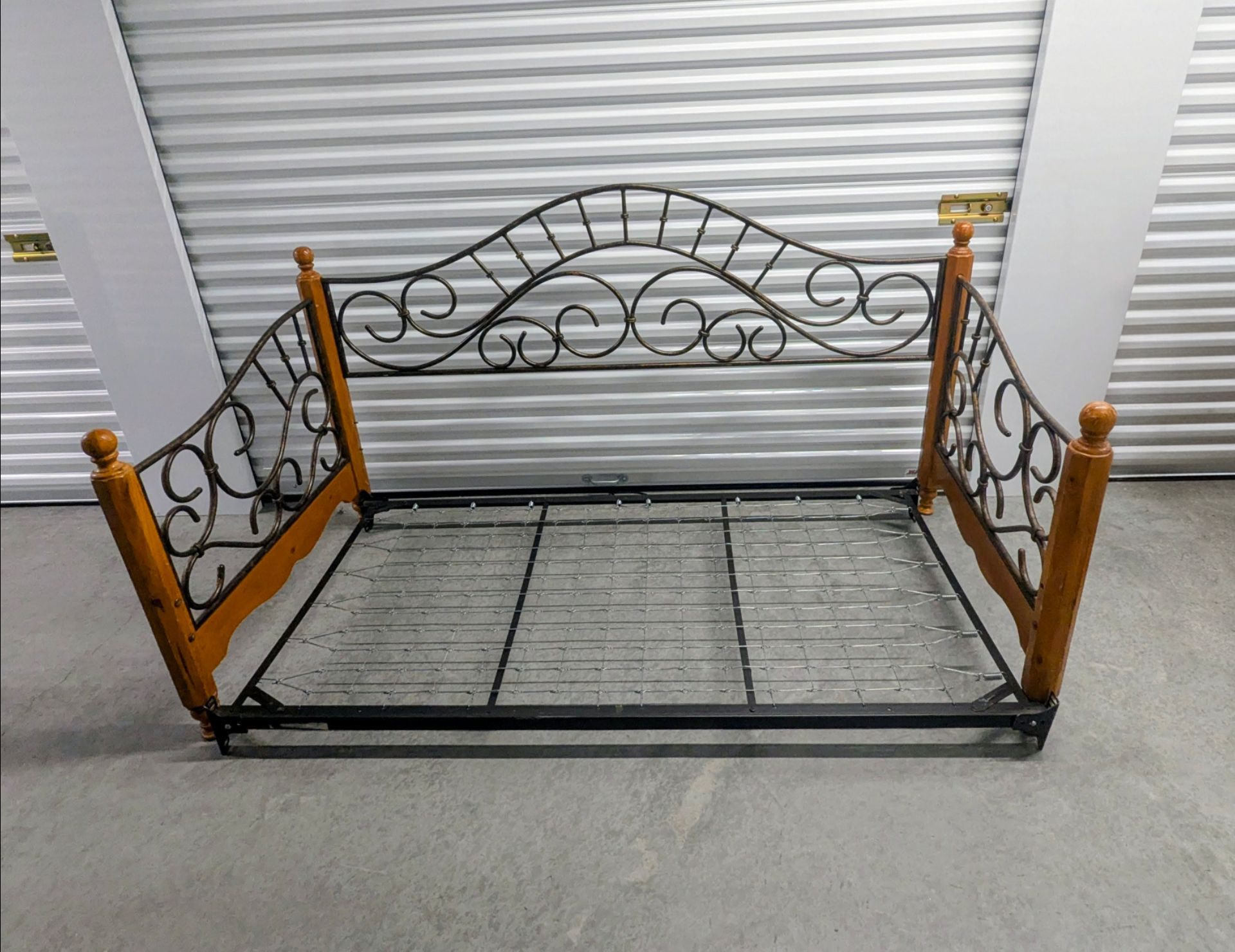 Solid Wood and Iron Daybed