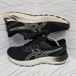 ASICS GEL-EXCITE 8 Mujer US 8 Tenis Running Negro Blanco 1012A916
