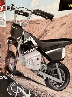 Razor Dirt Rocket MX350 - Negro con Calcomanías, hasta 14 mph, Moto de Cross Eléctrica de 24V para Niño 8+ Razor Razor Razor.