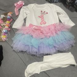 Baby Girl First Birthday Outfit 
