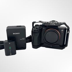 Sony a7R IV Mirrorless Camera Body W/ Smallrig Cage, Battery, Charger - 59k SC