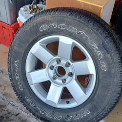 18in Rim And Tire P265 70R18 