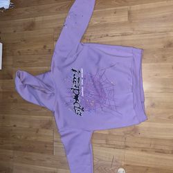 Sp5der hoodie acai color way