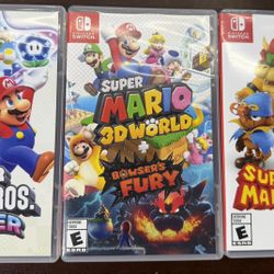 Super Mario Nintendo Switch games Bundle