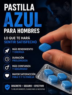 Pastilla para hombres 💙🔵🚹👔🔷🧞‍♂️🖲️Ⓜ️🖌️