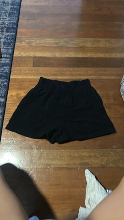Cotton Shorts (black And White) 