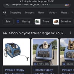 Bicycle Trailer For Dogs Large
