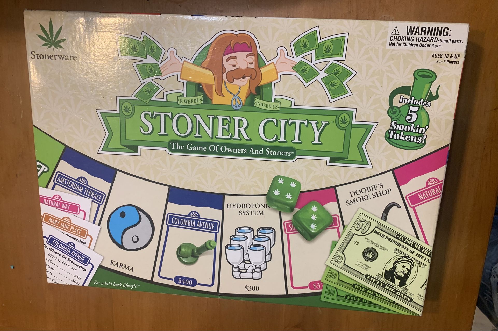 Stoner City Game Of Owners & Stoners By ICUP 2005 - Complete - Rare Adult Game
