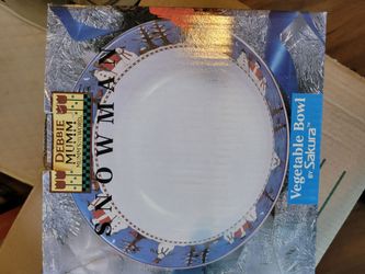 New Snowman vegetable bowl by sakura