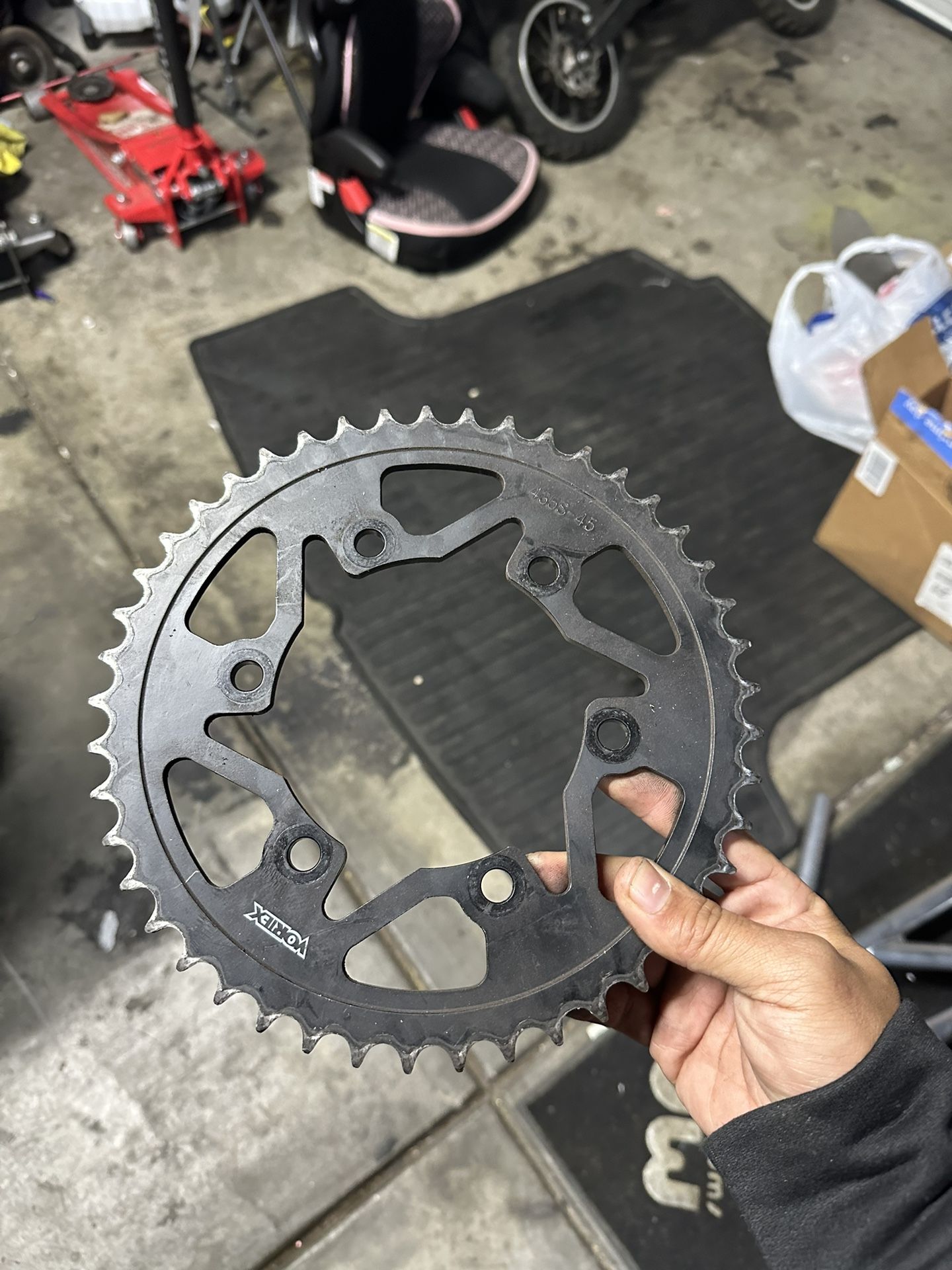 09-12 Yamaha R6 45t Vortex Sprocket $40