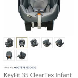 Chicco KeyFit 35 ClearTex Infant Car Seat - Cove- Brand New