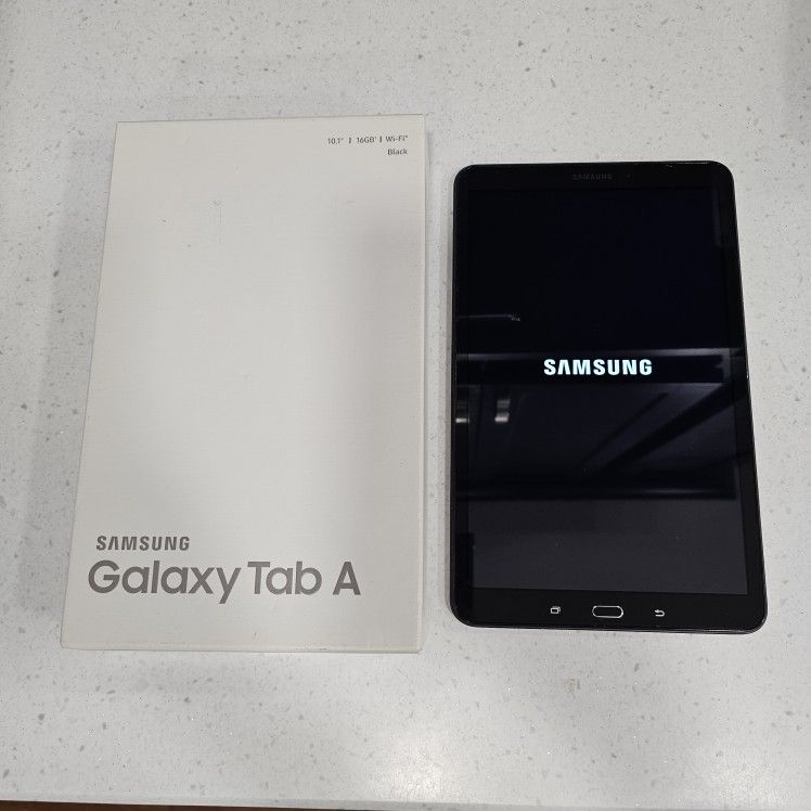 Samsung Galaxy Tab A WiFi Tablet with Box Manual Charging Cable *Pick-up In Great Bridge*
