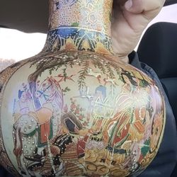 Vintage Chinese Hand Made Vase