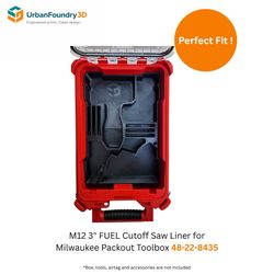 Milwaukee Packout M12 3" FUEL Cutoff Saw Liner 48-22-8435