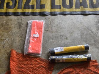 Oversize Banner And 2 Flags