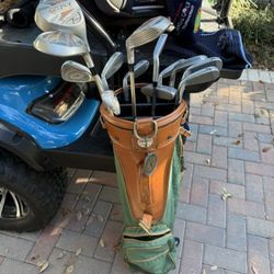 Ladies Knight GTM golf club set. Complete matching right handed set with golf bag