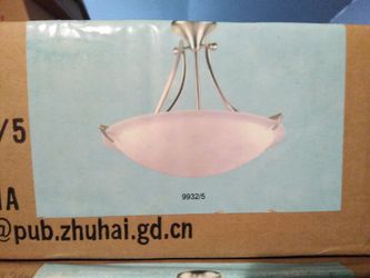 NEW PENDANT CHANDELIER LIGHTING 19X19 5 LIGHTS PENDANT CEILING"