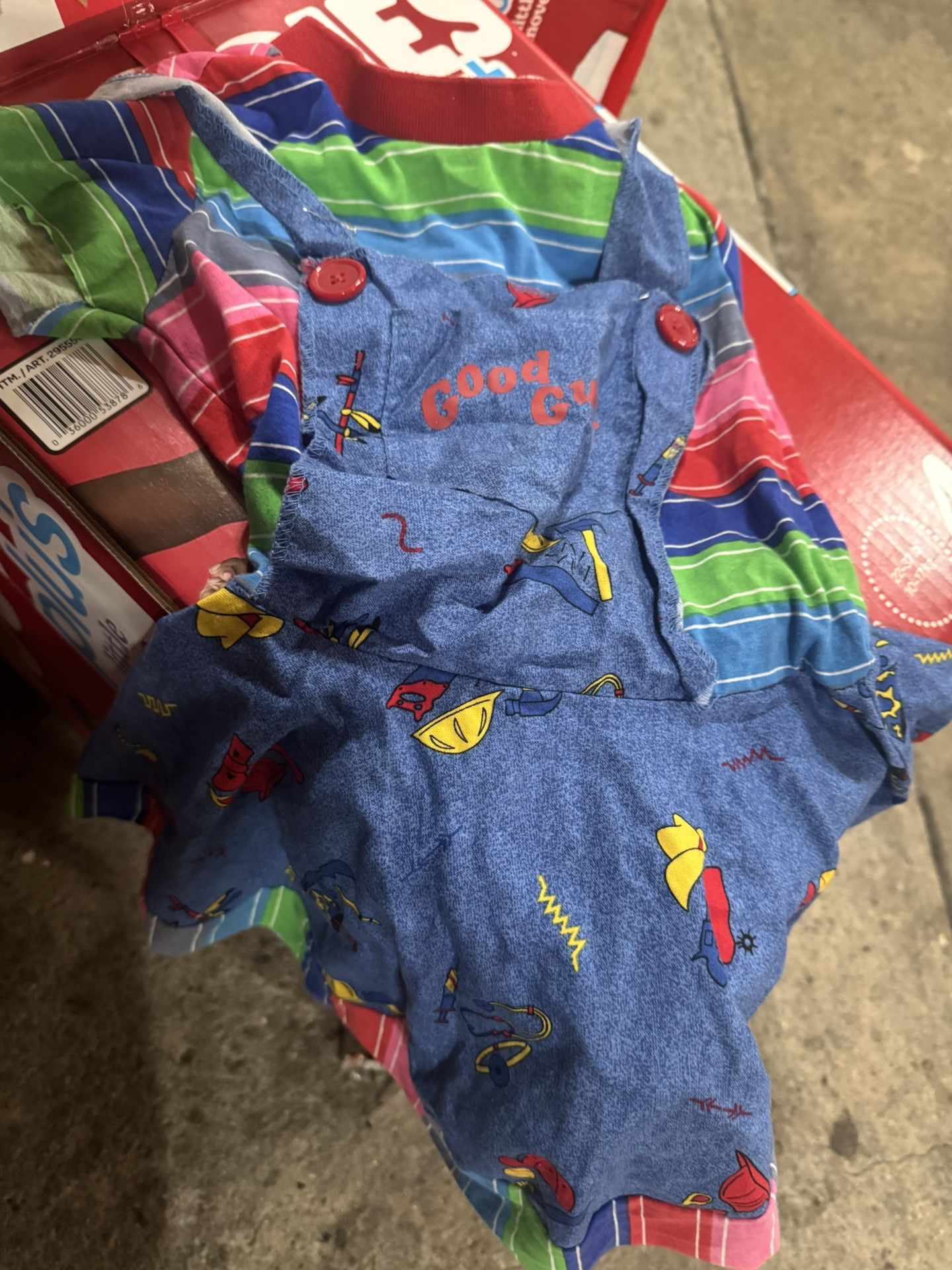 Girls Chucky Costume  Size Small Girls 5/6 