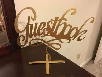 Wedding Guestbook table marker