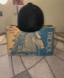 Riding Helmet Equestrian. Horse Show Helmet