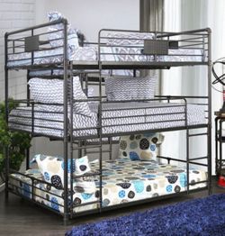 FULL/FULL/FULL metal Bunkbed *No mattress