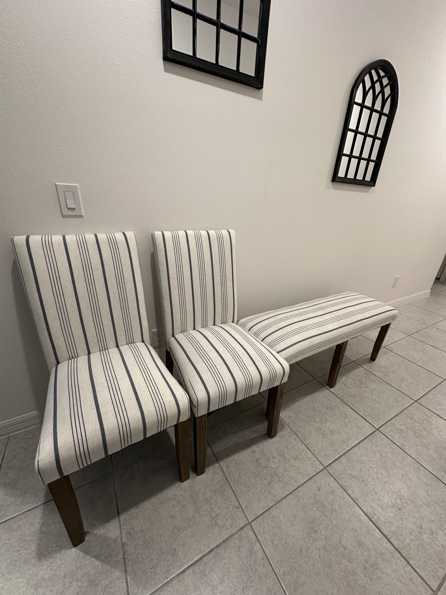 Chairs Plus bench